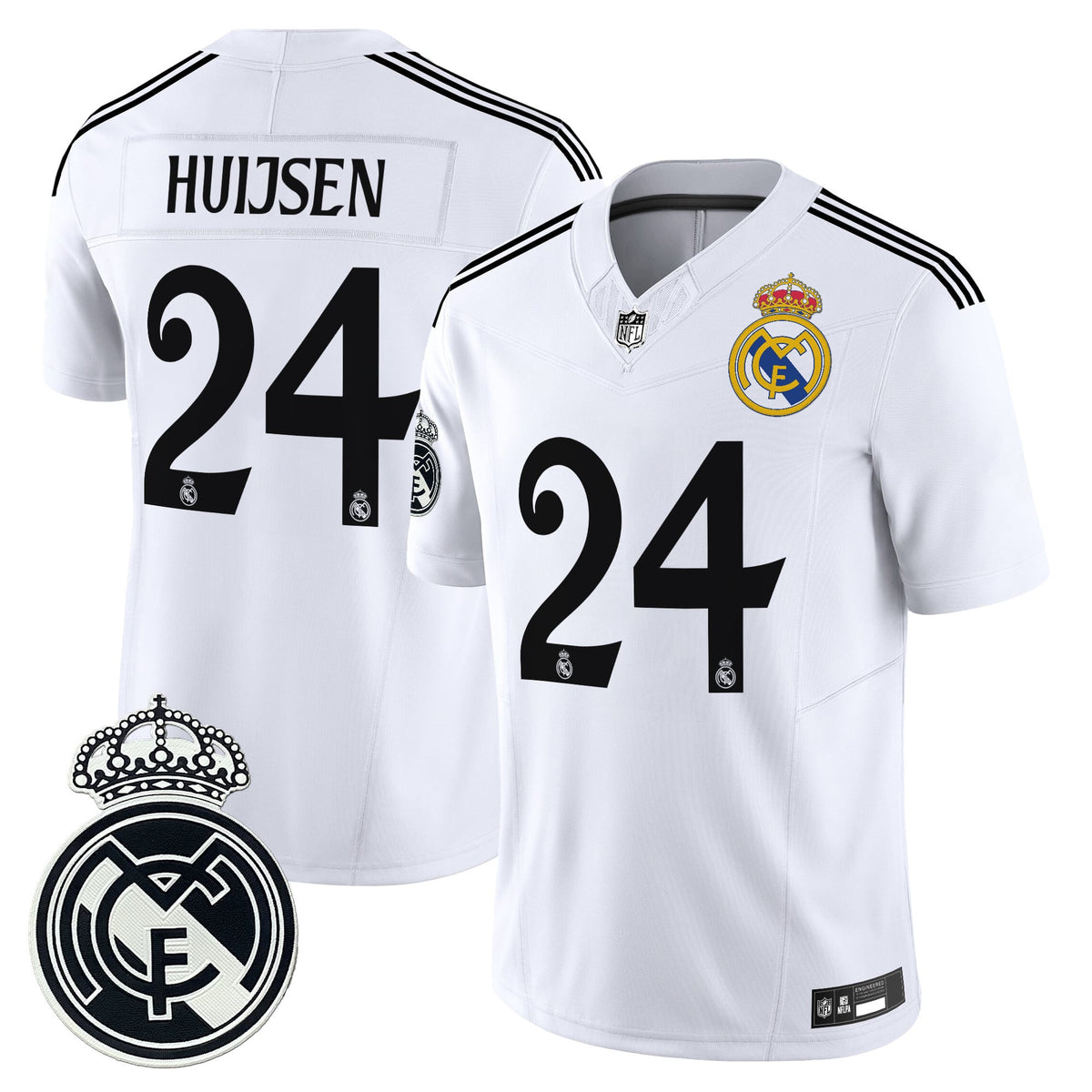 Real Madrid 2025 Soccer x Football Vapor Limited Jersey - All stitched