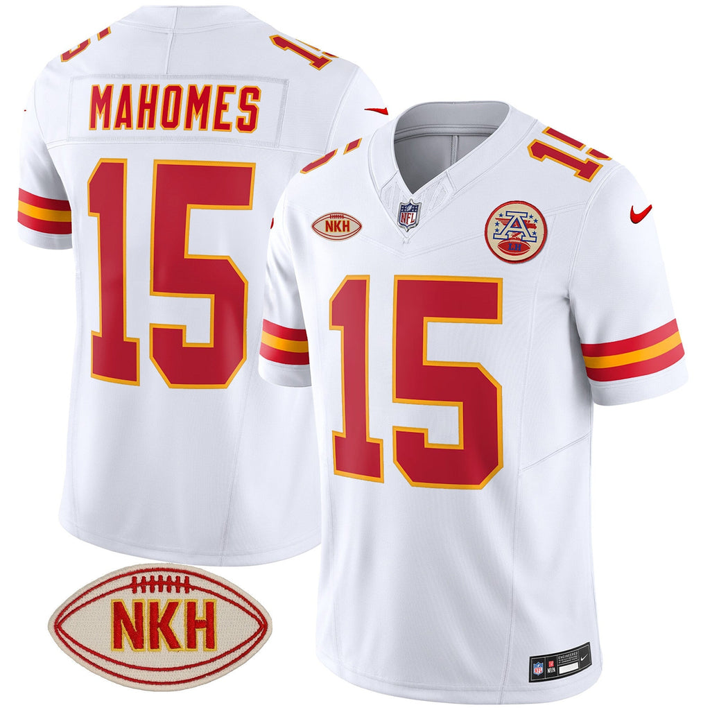 Men's Chiefs NKH Patch 2023 Vapor Limited Jersey - All Stitched